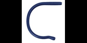 Siliconen kruloortip voor volwassenen blauw Ø 1,4 tot 1,5 mm