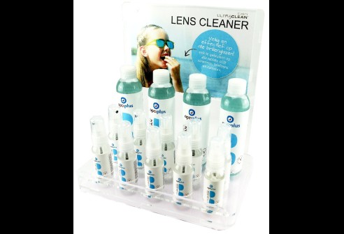 Clarity display voor 14 lenscleaners