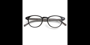 Leesbril kunststof zwart/bruin