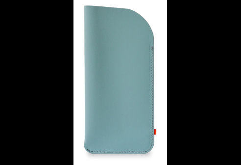 PIM vert océan - Étui -  Fabriqué à partir de déchets de cuir recyclés.