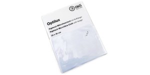 Chiffons en microfibres - 30 x 30 - blanc - Qualité optilux Premium