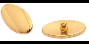 Plaquettes, hypoallegiques, titane, systeme Vis 13,0 mm or 4 pièces