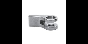 Charnières à braser, partie fixée sur la monture, côte gauche, yeux double, ouverture 0,75 mm