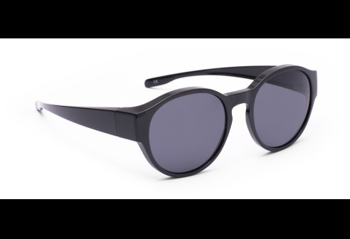 Lunettes de soleil Fitover petites rondes - Noir 