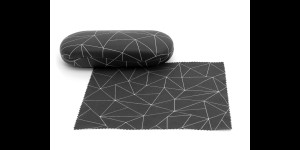 Etui Black Triangle de Microfibre par 5 pièces