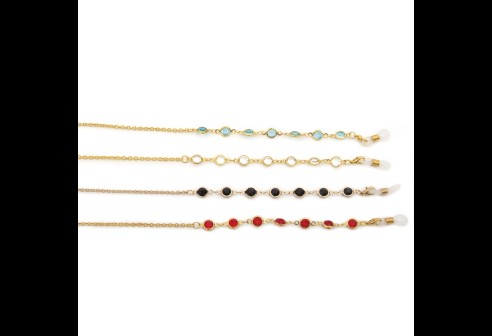 Chaîne à lunettes Rimini assortiment 12 pièces