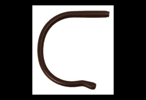 Embouts de sport en silicone, adultes: longueur 90 mm, brun