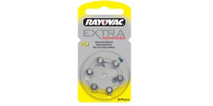 Batterie Rayovac Extra Advanced 10AU- 6XE / jaune