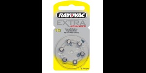 Batterie Rayovac Extra Advanced 10AU- 6XE / jaune