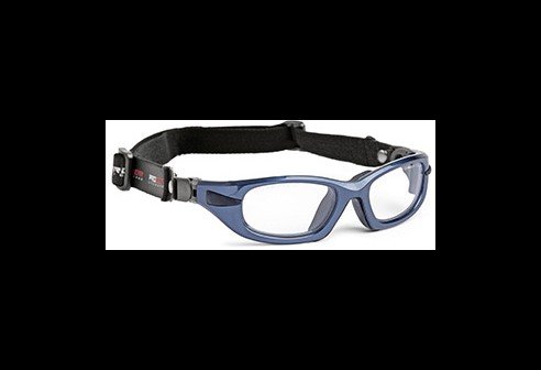 Progear Sportbril met hoofdband - XL - Metallic Blue