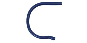 Embouts de sport en silicone, adultes: longueur 90 mm, bleu foncé