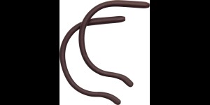 Embouts, adultes: longueur 95 mm, brun foncé