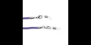 Chaînettes en forme de corde lilas
