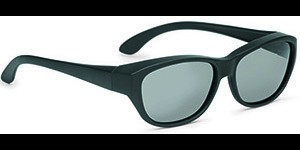 Lunettes superposables, Ovale noir