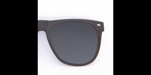 Clips polarisants rabattables et à emboiter noir teinte gris 85-90%