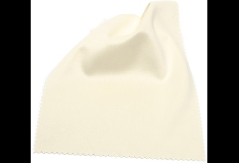 Chiffons en microfibres - 20 x 20 - Ivoire - Qualité optilux Premium