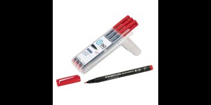 Crayon universel, fin, rouge