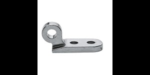 Charnières à rivets, partie fixée sur la monture côte droit, oeil pur, ouverture 1,4 mm