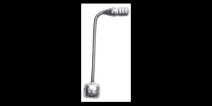 Bras de plaquettes Titane beta pour montures en matière plastique Système «Vis» XL