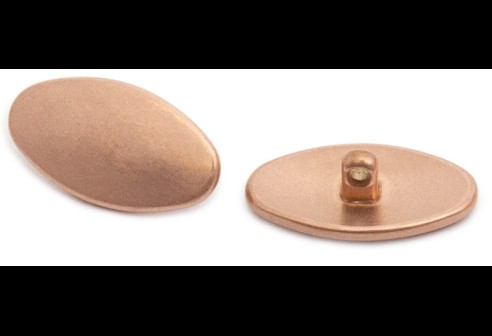 Plaquettes, hypoallegiques, titane, systeme Vis 13,0 mm or rose 4 pièces