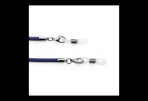 Chaînettes en forme de corde bleu
