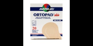 Ortopad patchs Midi, beige avec les autocollants 20 pièces 53 x 70mm