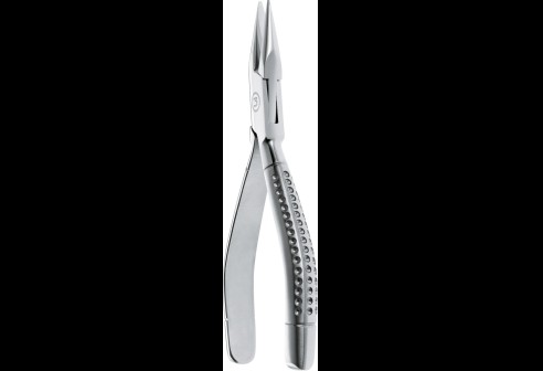 Pince plate, demi-ronde