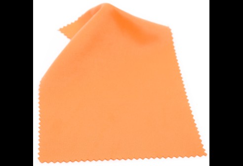 Chiffons en microfibres - 12 x 16 - Orange - Qualité optilux Premium