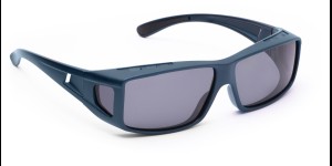  Lunettes superposables gros - Blue Metalic