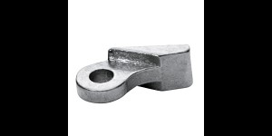 Charnières à braser, partie fixée sur la branche, oeil pur, ouverture 1,0 mm