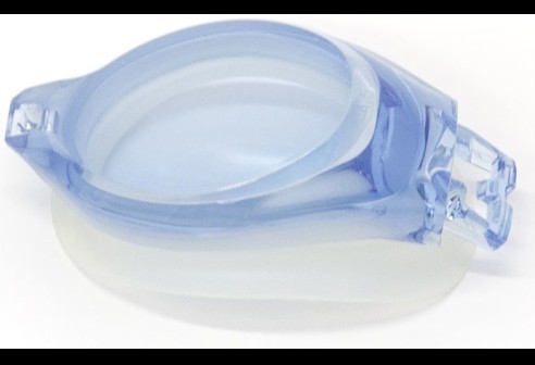 Verre correcteur 9472 bleu fumée -1.00 V