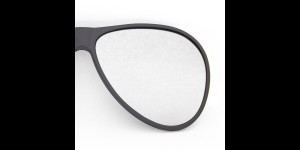 Clips polarisants rabattables et à emboiter noir teinte miroir argenté 85-90%