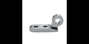 Charnières à rivets, partie fixée sur la monture côte gauche, oeil pur, ouverture 1,4 mm