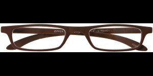 Lunettes de lecture Zipper brun