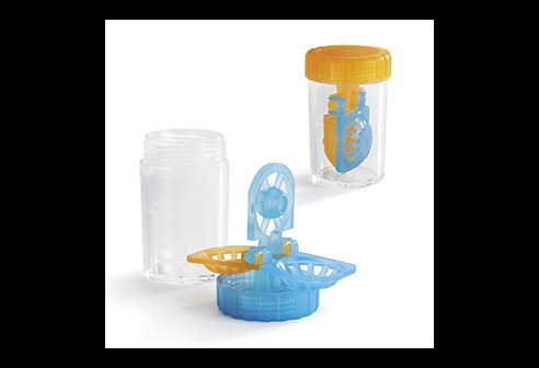 Tubes standard pour lentilles de contact avec panier