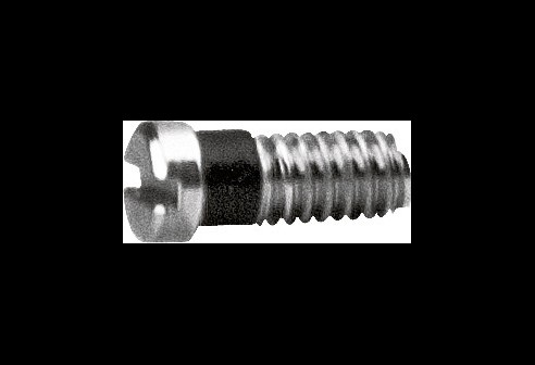 Vis à fente avec sécurité noire, filetage: 1,40 mm