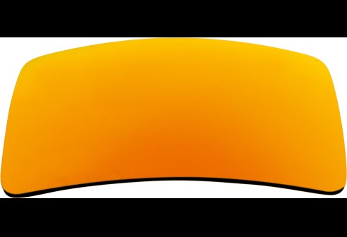 Verres plan en triacetate, orange miroité avec polarisé, 2 pièces