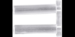 Rondelles plastiques pour lunettes percées, 0,80 mm