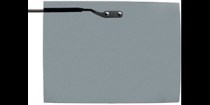 Shoptic Verres de rechange gris pour Clips «Flip up» taille L