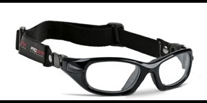 Progear Lunettes de sport - M - Black - Avec bandeau