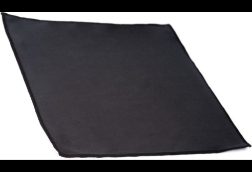 Chiffons en microfibres - 20 x 20 - Noir - Qualité optilux Premium