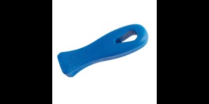 Poignée pour lime, plastique bleu