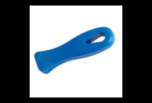 Poignée pour lime, plastique bleu