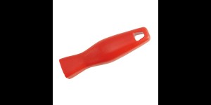 Poignée pour lime, plastique rouge