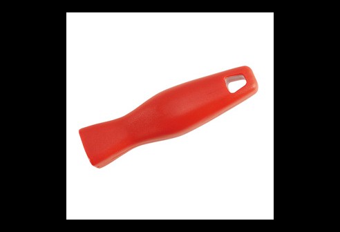 Poignée pour lime, plastique rouge