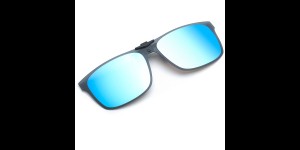 Cintre polarisation pliable bleu miroir (85-90%)