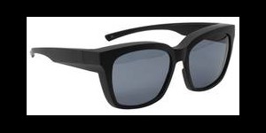 Lunettes superposables modèle Roma L mat noir