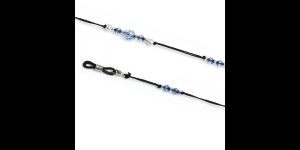 Chaînette Adriana bleu, 2 pìeces