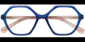 Lunettes de lecture Stella bleu beige