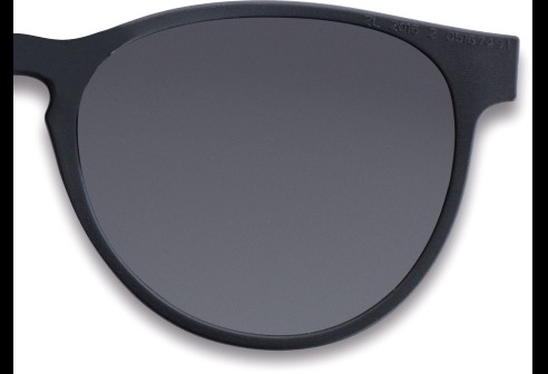 Clips polarisants rabattables et à emboiter noir teinte gris 85-90%